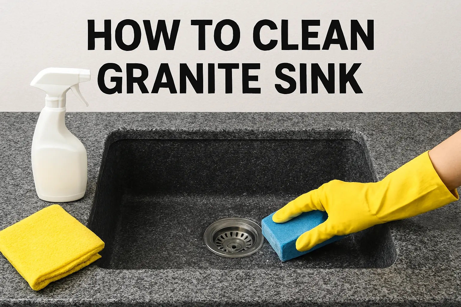 نگهداری و تمیز کردن سینک گرانیتی