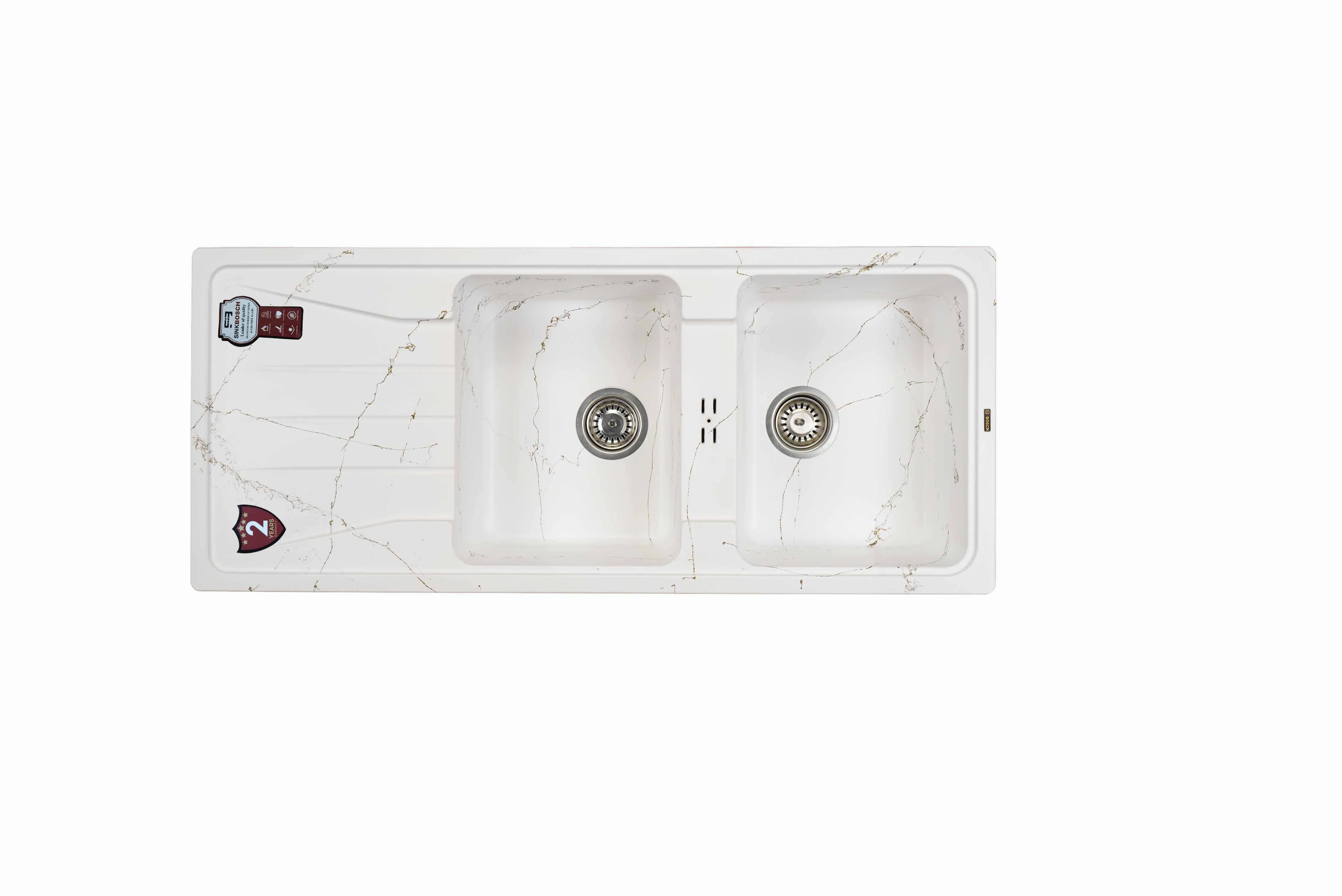 سینک ظرفشویی دو لگنه H1005 بوش - نمای نزدیک